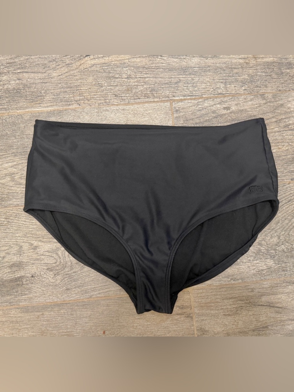 Albion black high waist bikini bottom